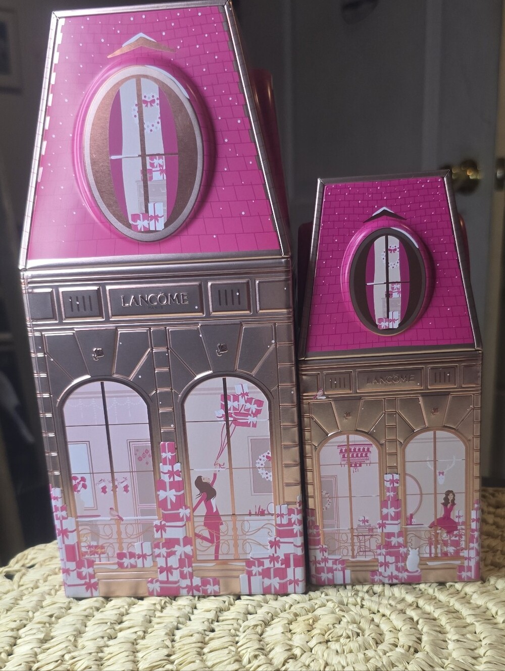 Lancome Pink Collecters Tins